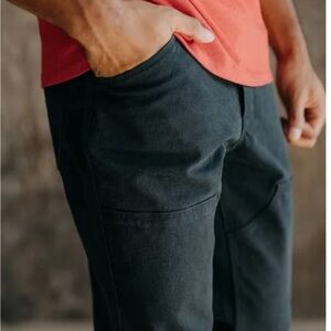 Taylor Stitch Chore Pant in Coal Boss Duck
